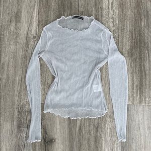 Sparkly Sheer Brandy Melville Top 🤍